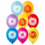 Воздушный шар латексный с рисунком 12" пастель С Днем рождения! Пожелания ассорти