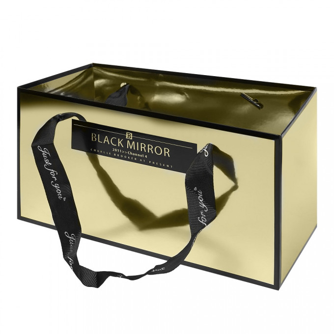 Сумка пластиковая Mirror 12*12*23см ЗОЛОТО