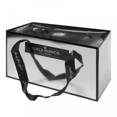 Сумка пластиковая Mirror 12*12*23см СЕРЕБРО