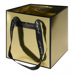 Сумка пластиковая Mirror 18*18*18см ЗОЛОТО