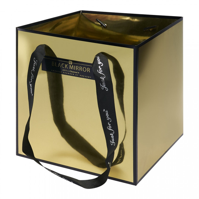 Сумка пластиковая Mirror 18*18*18см ЗОЛОТО