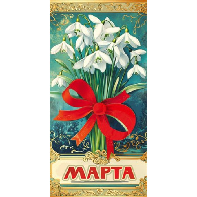 Конверт для денег "8 Марта"