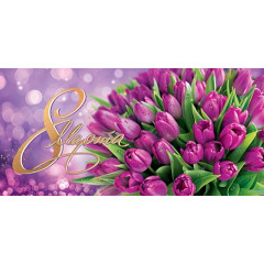 Конверт для денег 8 Марта