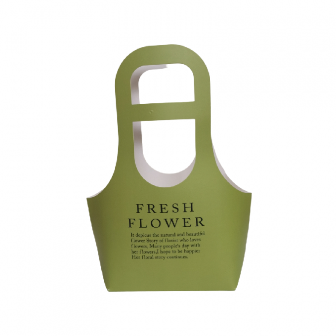 Сумка для цветов Fresh 17*7,5*32,5 СВЕТЛО-ЗЕЛЕНЫЙ