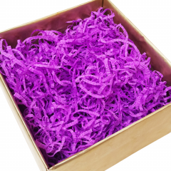 Наполнитель для коробок бумажный Ярко-сиреневый 40гр.