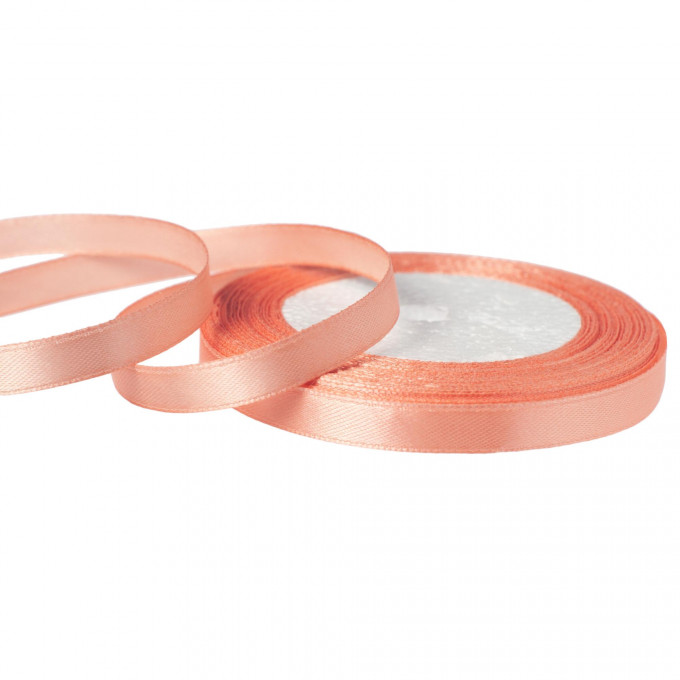 Лента атласная 10мм*25 Y Пудра