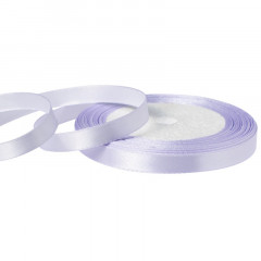 Лента атласная 10мм*25 Y Бело-сиреневый