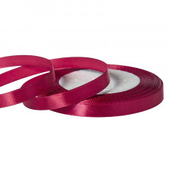 Лента атласная 10мм*25 Y Брусничный