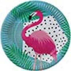 Тарелка Фламинго 23см 6шт