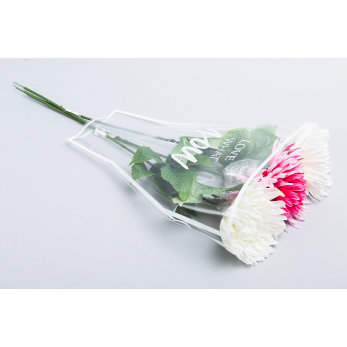 Пакет цветочный Конус 35/40 Грация белый