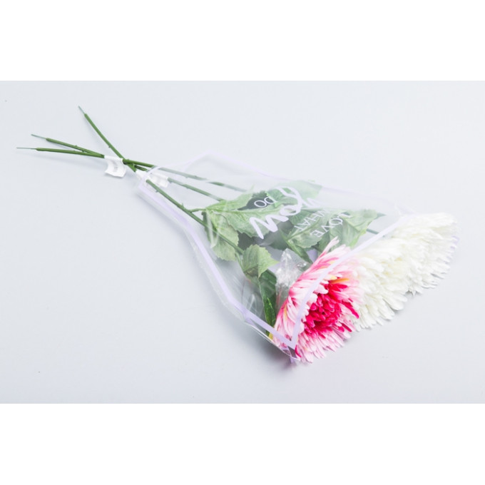 Пакет цветочный Конус 35*40 см Грация сиреневый светлый