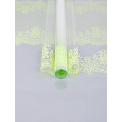 Пленка цветная 60см Ажур ЗЕЛЕНОЕ ЯБЛОКО