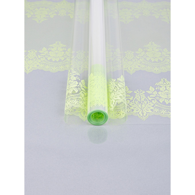 Пленка цветная 60см Ажур ЗЕЛЕНОЕ ЯБЛОКО
