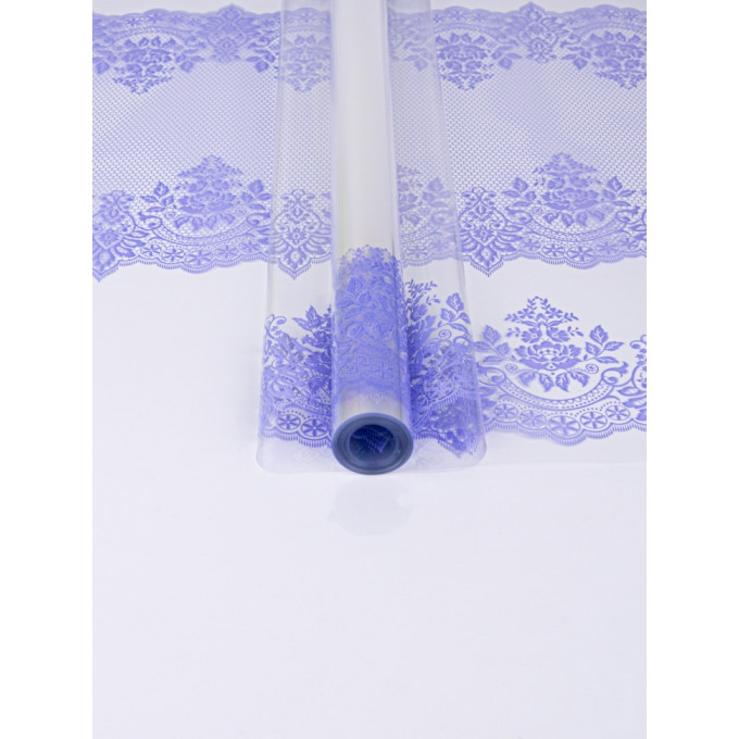 Пленка цветная 60см Ажур СИРЕНЕВЫЙ КЛАССИК