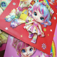 Пакет подарочный 30*40*12 см КУКОЛКА