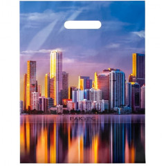 Пакет полиэтиленовый с вырубной ручкой 31*40 см Ракурс ламинация