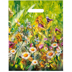 Пакет полиэтиленовый с вырубной ручкой 31*40 см Пленэр ламинация