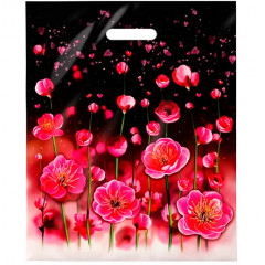 Пакет полиэтиленовый с вырубной ручкой 38*47 см Серенада ламинация