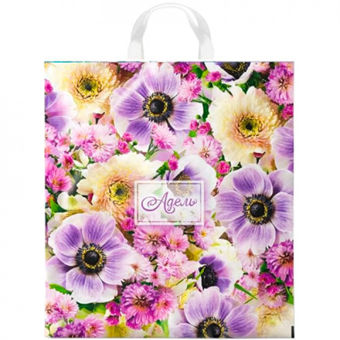 Пакет полиэтиленовый с петлевой ручкой 38*42 см (40мкм) Адель