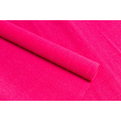 Бумага гофрированная простая 140гр 951 ярко-розовая