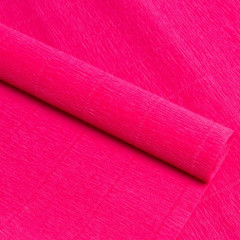 Бумага гофрированная простая 140гр 951 ярко-розовая