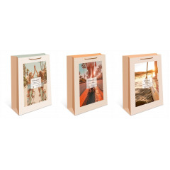 Пакет подарочнный 26*32*12 см Микс (3в*2)