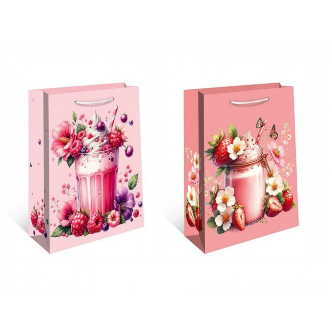 Пакет подарочнный 18*22,3*10 см Микс (2в*3)