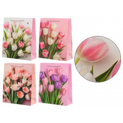 Пакет подарочный 30*40*12 см ТЮЛЬПАНЫ