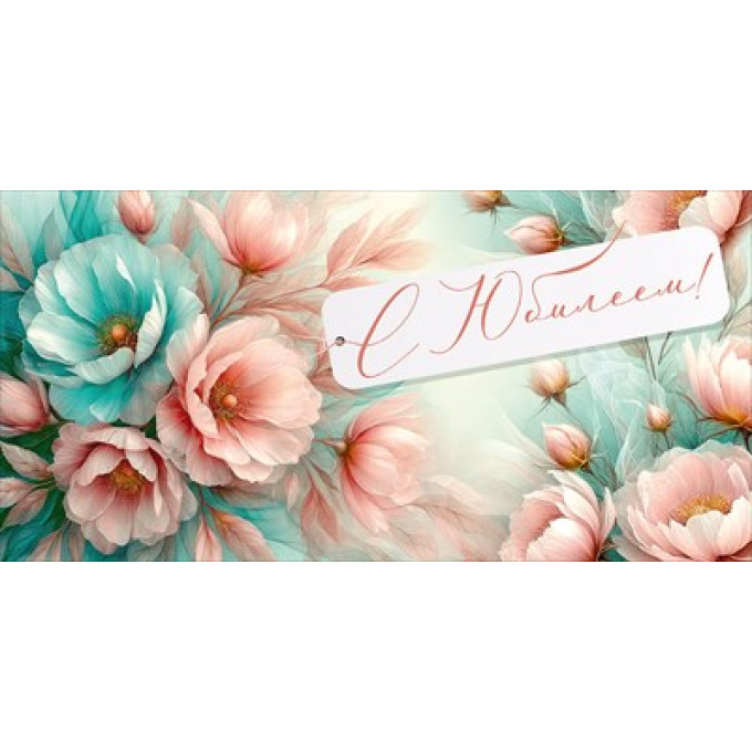 Конверт для денег "С Юбилеем!"