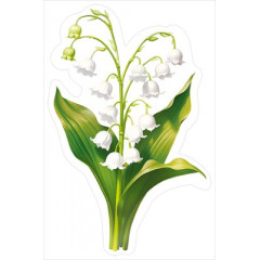 Украшение на скотче "Ландыш"