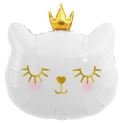 Воздушный шар фольгированный Мини-фигура 11"/28 см Котенок Принцесса
