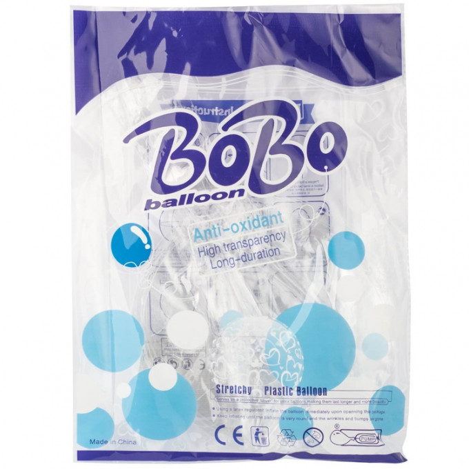 Воздушный шар BUBBLE BOBO СФЕРА 18" б/рис