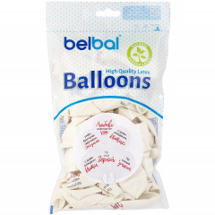 Воздушный шар латексный с рисунком 14" пастель Ты Мой Герой 2цв