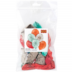 Воздушный шар латексный с рисунком 14" пастель шелкография Домовенок Кузя ассорти