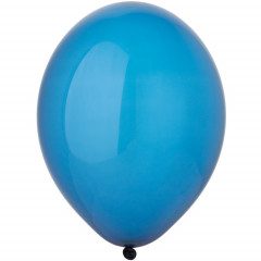 Воздушный шар латексный без рисунка 14" Кристалл Экстра Blue