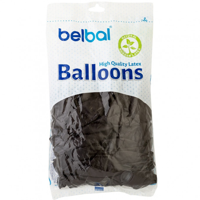 Воздушный шар латексный без рисунка 14" Кристалл Экстра Green 50шт