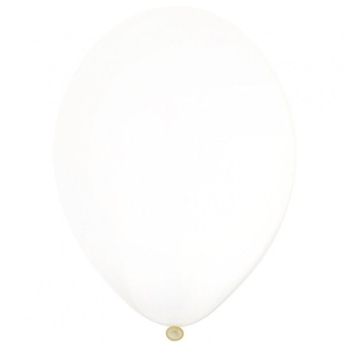 Воздушный шар латексный без рисунка 14" Кристалл Экстра Clear