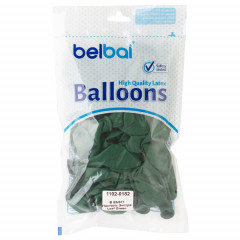 Воздушный шар латексный без рисунка 12" Пастель Экстра Leaf Green