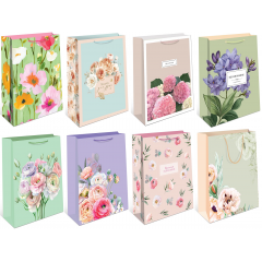 Пакет подарочный 11,5*14,5*6,5 см Женский Микс №1 (8в*1)