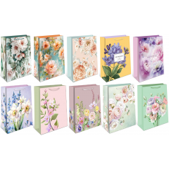 Пакет подарочный 18*22,3*10 см Женский Микс №1 (10в*1)