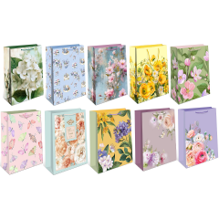 Пакет подарочный 18*22,3*10 см Женский Микс №2 (10в*1)