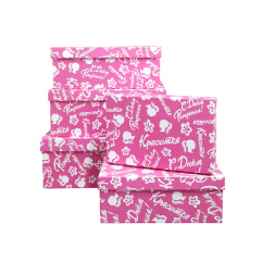 Набор подарочных коробок из 10 шт ПРЯМОУГОЛЬНИК 32,5*20*12,5/12*7*4 см КРАСОТКА