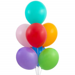 Воздушный шар латексный без рисунка 14" Пастель ассорти Экстра 50шт.