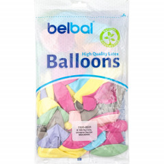 Воздушный шар латексный без рисунка 14" Пастель ассорти Экстра MACARON