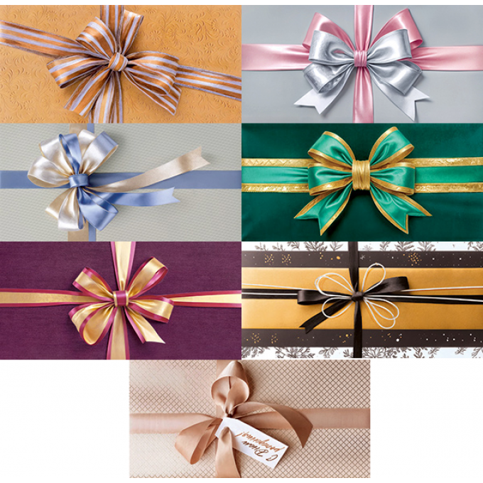 Конверт для денег БАНТЫ МИКС (7в*3)