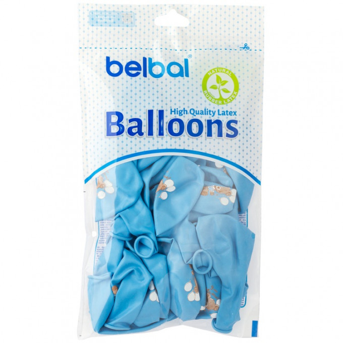 Воздушный шар латексный с рисунком 14" пастель У нас Мальчик!