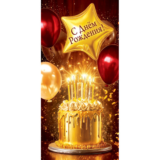 Конверт для денег С Днем рождения!