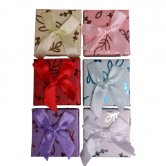 Коробка ювелирная 5*5*3,3 см Гармония Микс