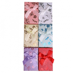 Коробка ювелирная 5*8*2,5 см ГАРМОНИЯ микс