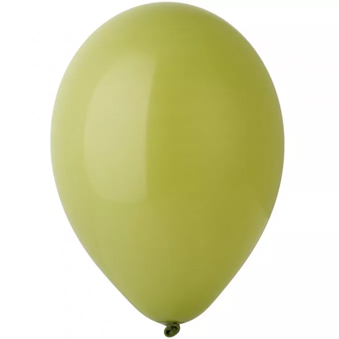 Воздушный шар латексный без рисунка 10"/98 Пастель Green Olive